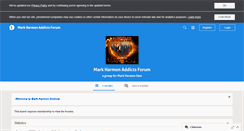 Desktop Screenshot of markharmonaddicts.com