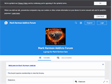 Tablet Screenshot of markharmonaddicts.com